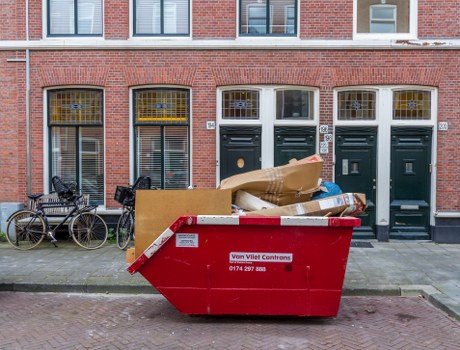 Business waste removal trucks in Staines