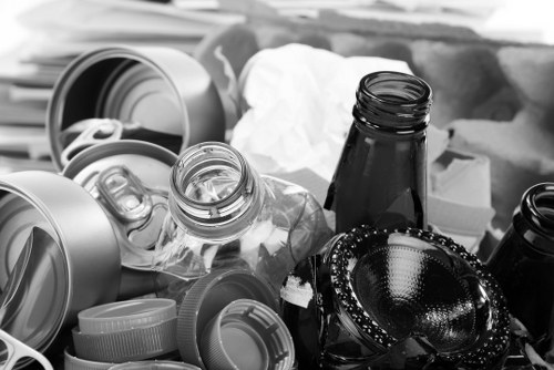 Operatives preparing for a house clearance job