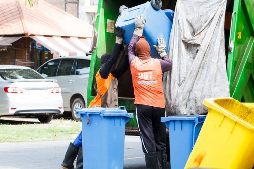 Recycling center in Staines