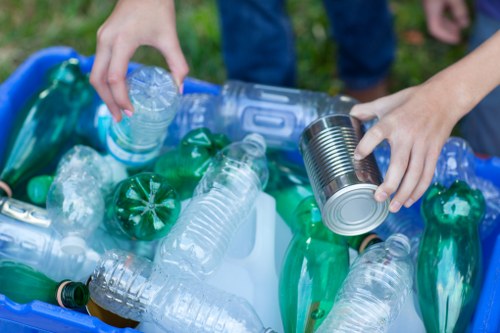 Residential waste bins in Staines